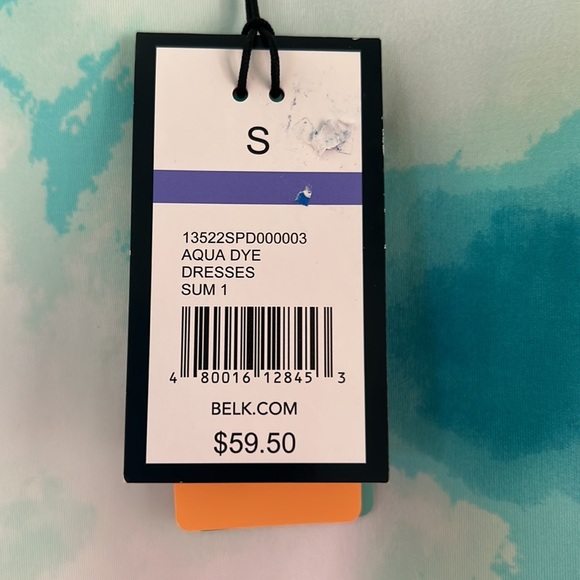 Perfect Vacation Ocean + Coast Sleeveless Aqua Dye Blue dress to keep cool 😎 - Picture 7 of 11